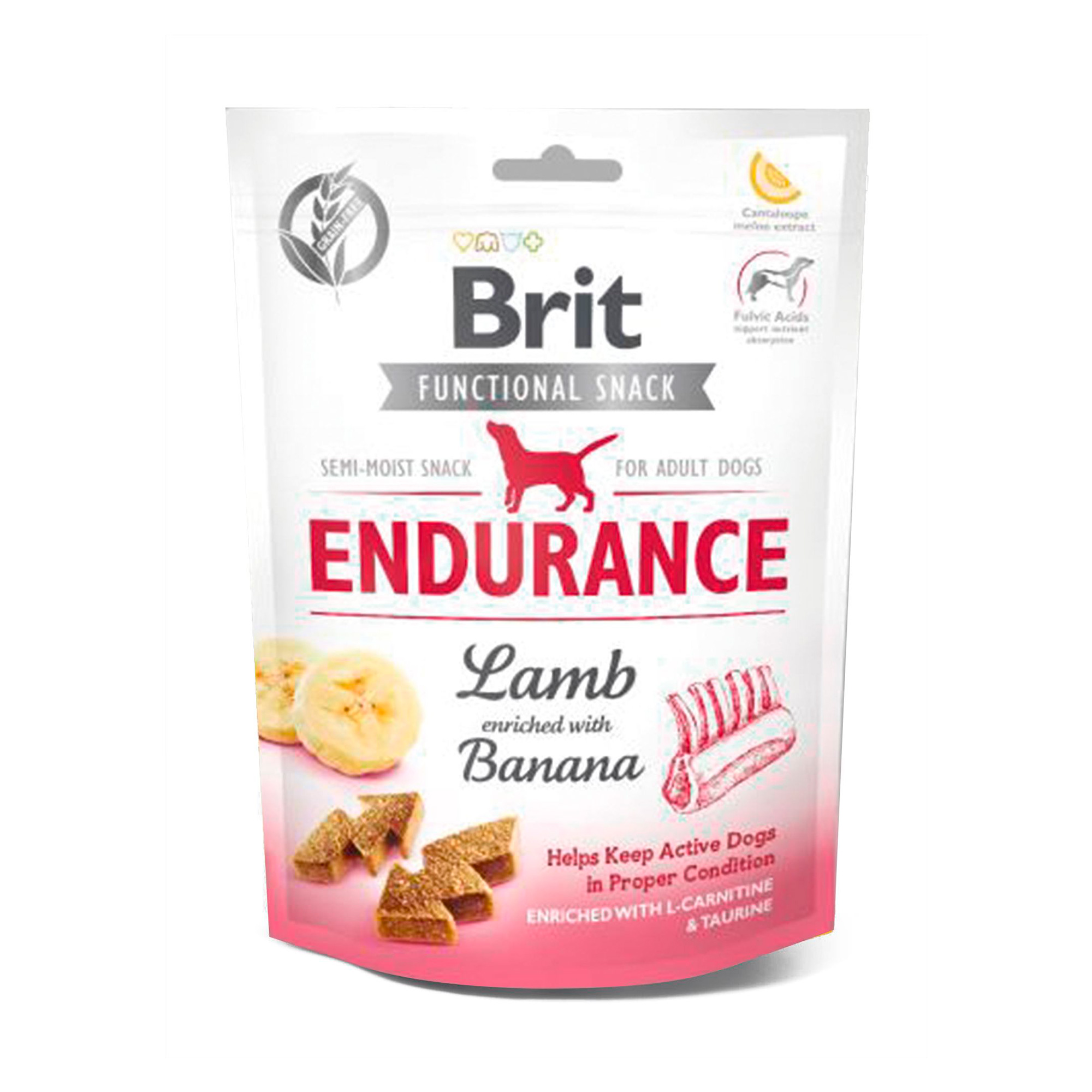 Ласощі для собак Brit Care Endurance ягня з бананом, 150 г
